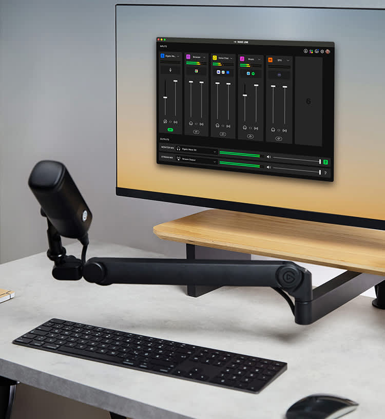 Wave Mic Arm Pro - ブラック | Elgato